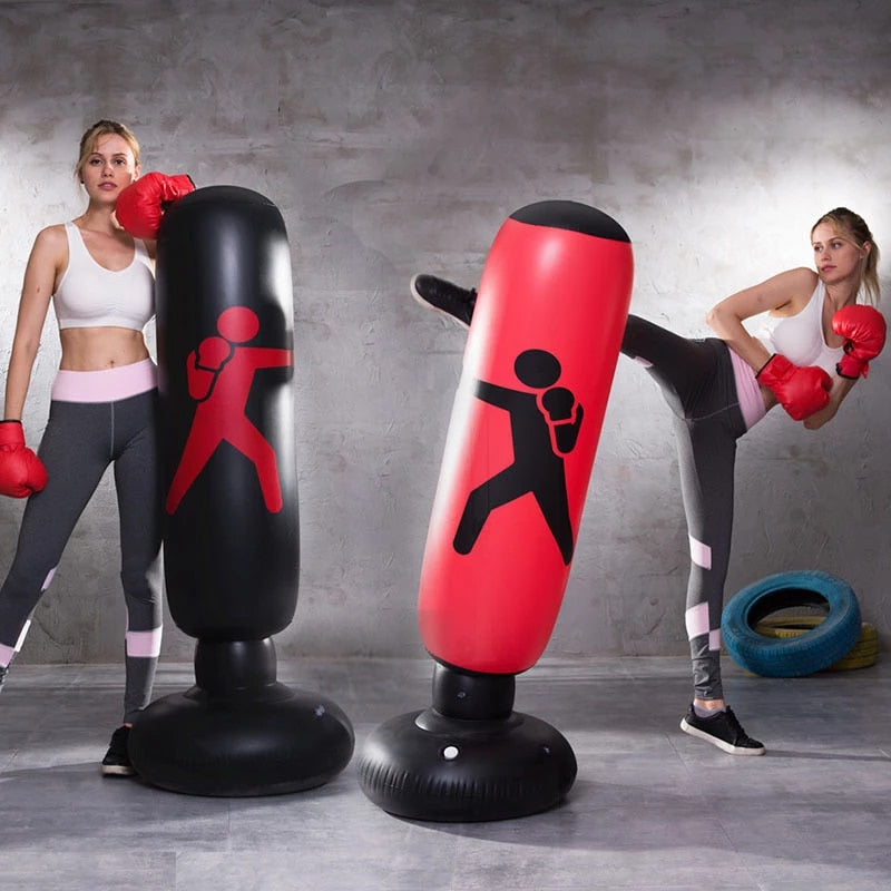 Inflatable Boxing Punching Bag | Portable & Adjustable Training