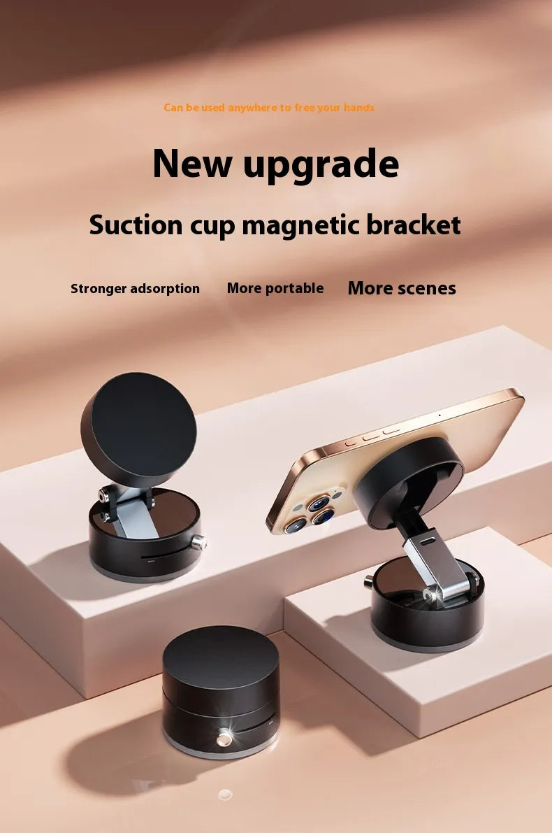 Magnetic Foldable Phone Holder with Suction Cup