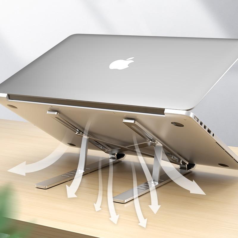 X Style Laptop Riser | Adjustable Aluminum Stand for Desks