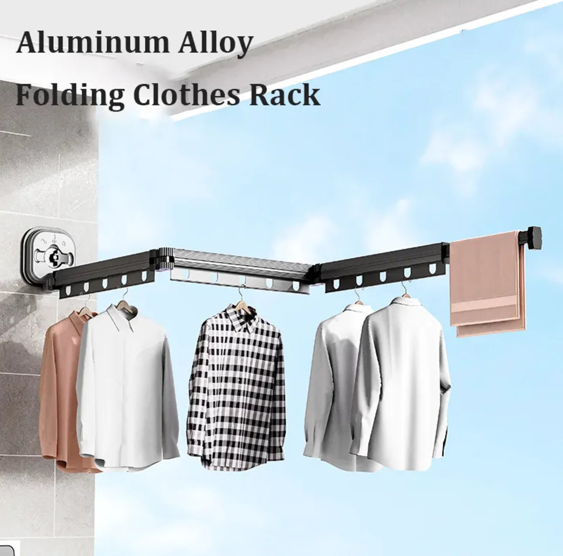 Aluminum Suction Cup Clothes Hanger