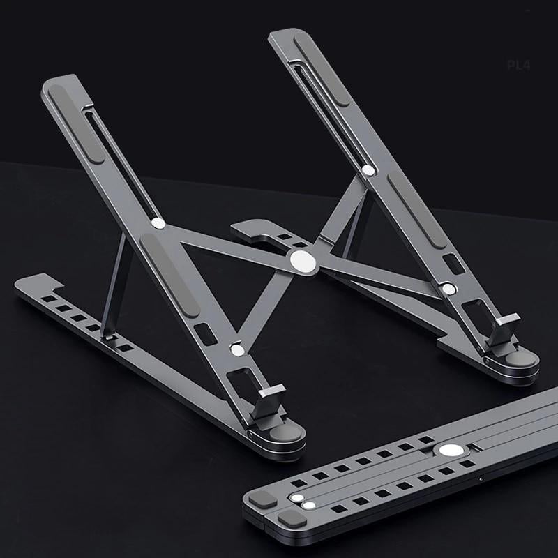 X Style Laptop Riser | Adjustable Aluminum Stand for Desks