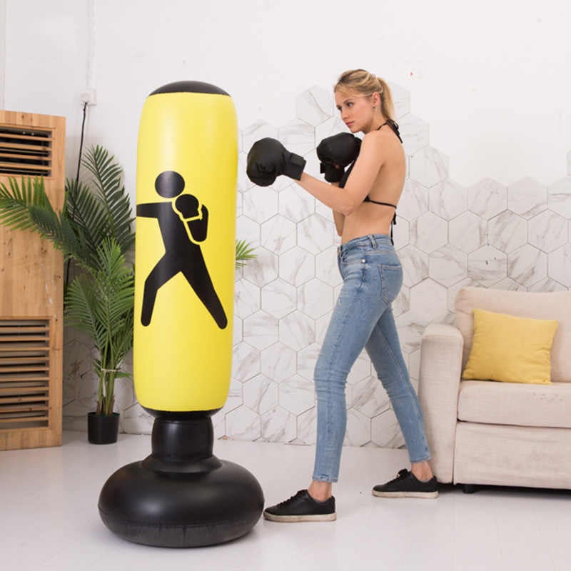 Inflatable Boxing Punching Bag | Portable & Adjustable Training