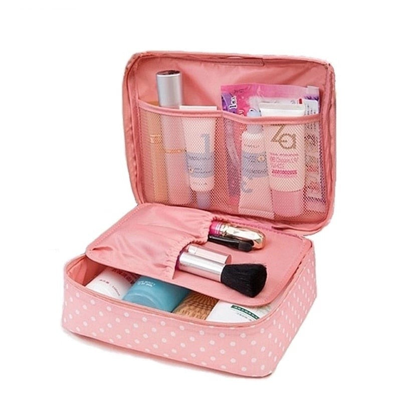 Travel Cosmetic Organizer Bag | Compact & Stylish Storage