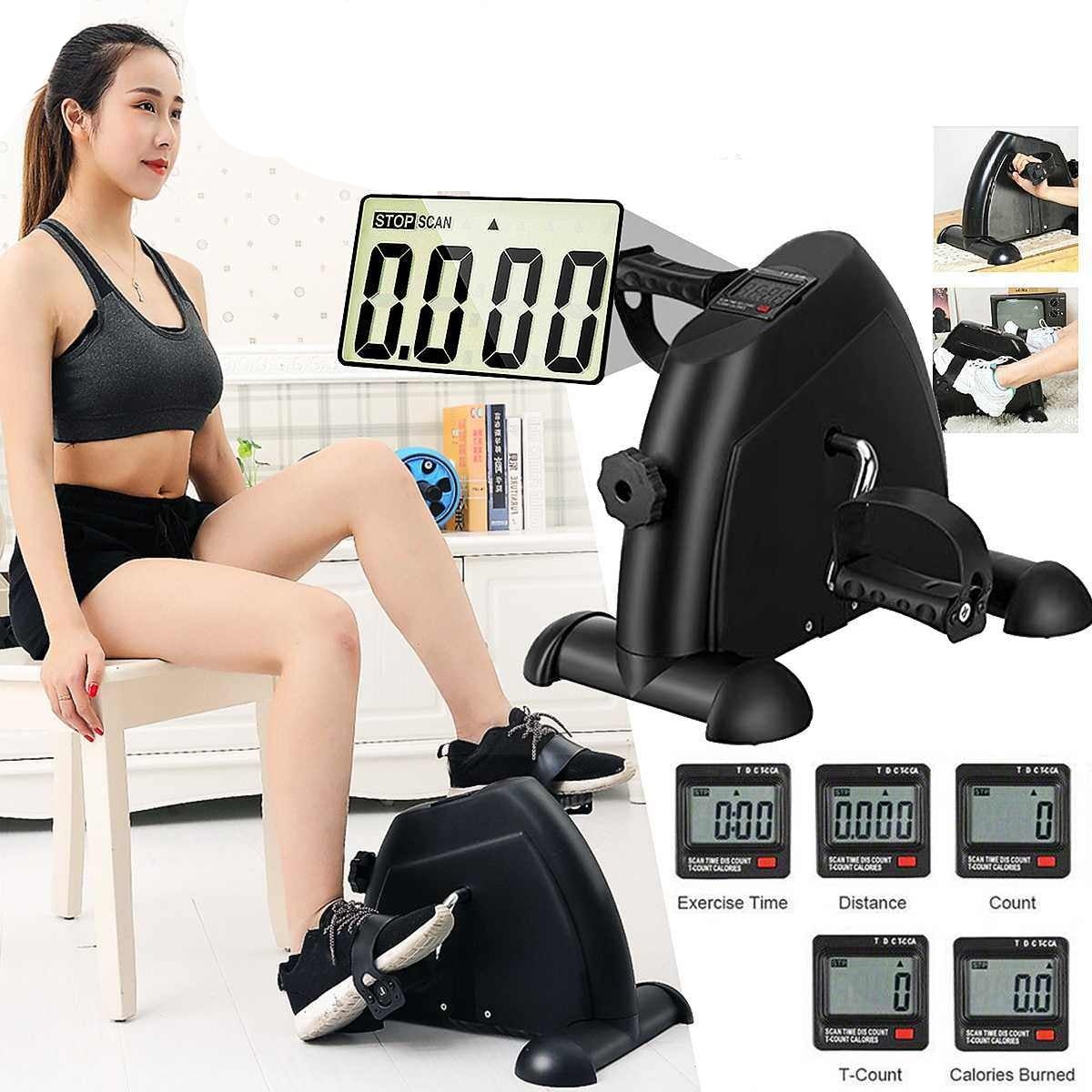 Mini Indoor Cycling Exerciser | LCD Display & Compact Design