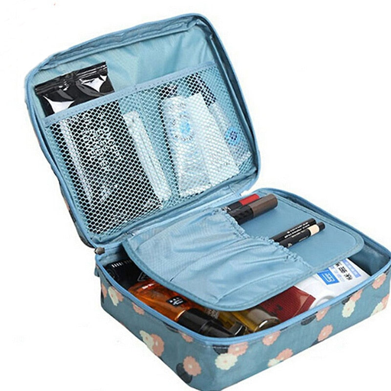 Travel Cosmetic Organizer Bag | Compact & Stylish Storage