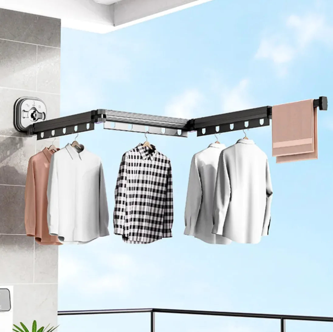 Aluminum Suction Cup Clothes Hanger