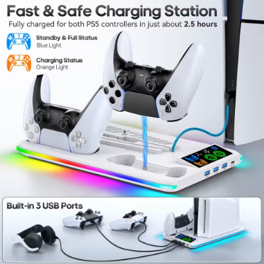 4 in 1 PS5 Multifunctional Dock Station