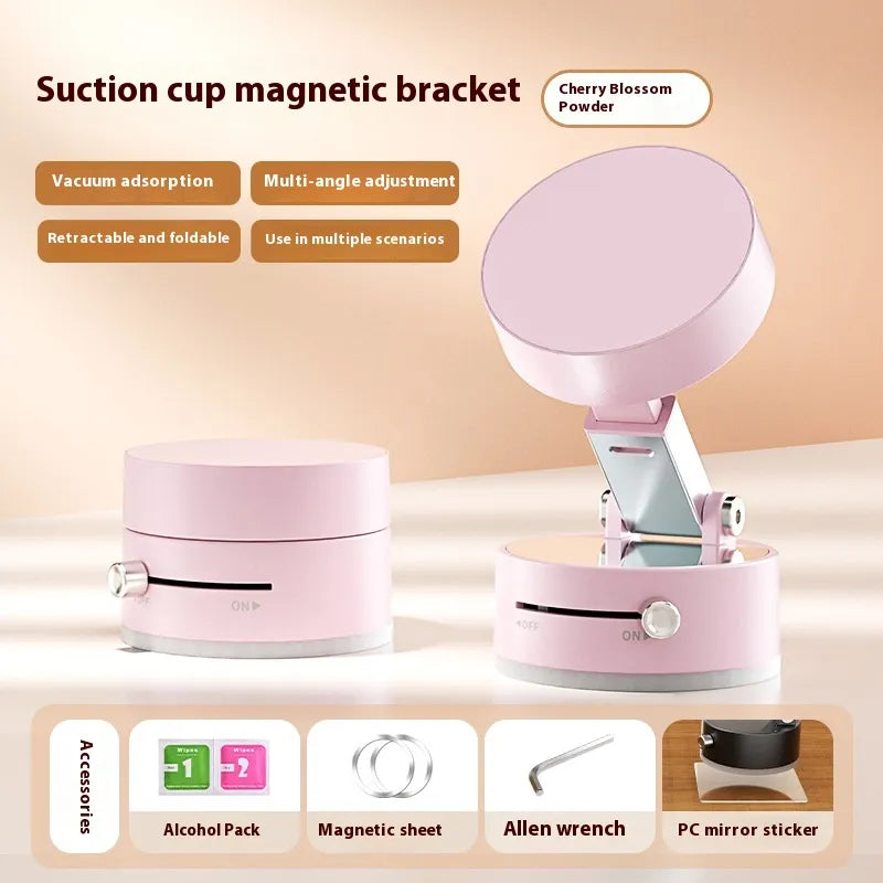 Magnetic Foldable Phone Holder with Suction Cup