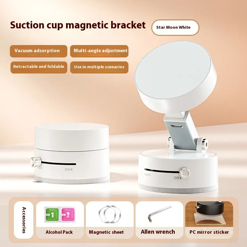 Magnetic Foldable Phone Holder with Suction Cup