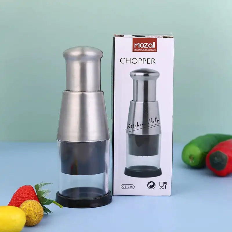 STAINLESS STEEL FOOD CHOPPER