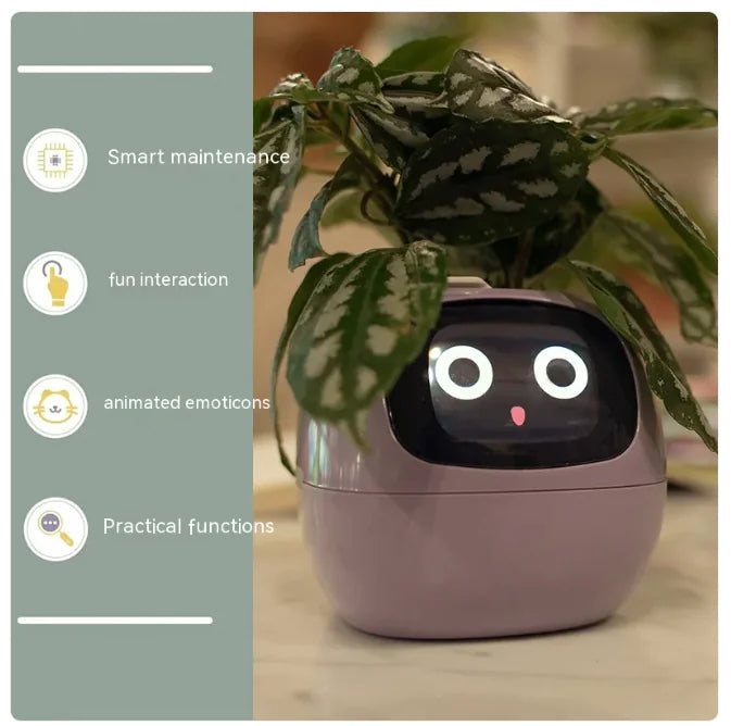 Smart Life Planter – AI-Powered Plant Care with 49+ Expressions!