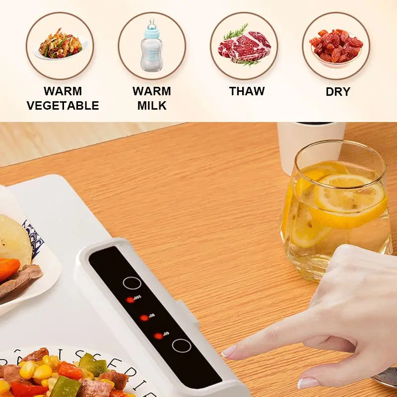 ADJUSTABLE WARMING TRAY