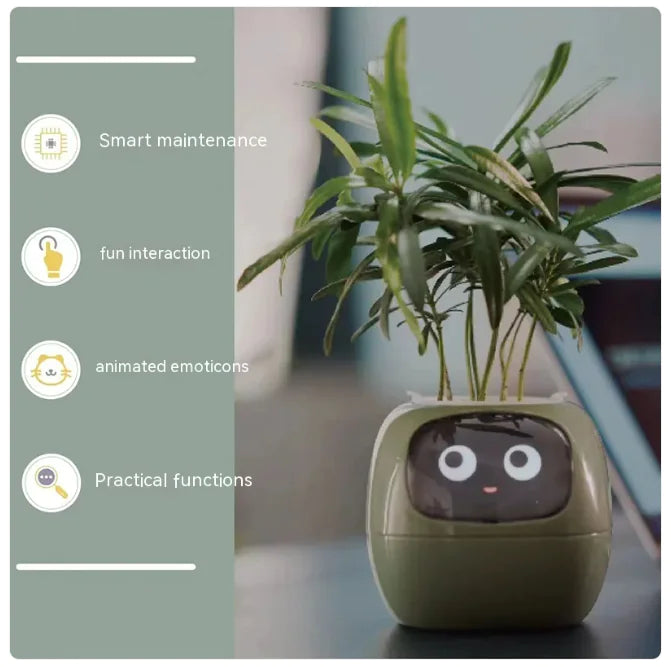 Smart Life Planter – AI-Powered Plant Care with 49+ Expressions!