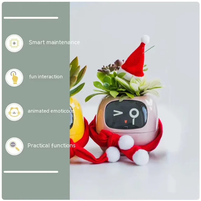 Smart Life Planter – AI-Powered Plant Care with 49+ Expressions!